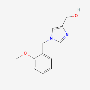 molecular formula C12H14N2O2 B1474861 (1-(2-methoxybenzyl)-1H-imidazol-4-yl)methanol CAS No. 1692606-77-1