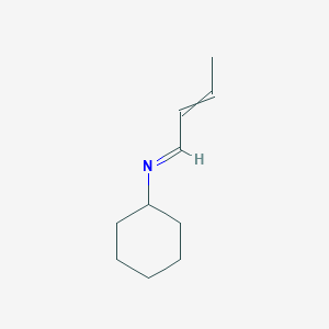 (1E)-N-Cyclohexylbut-2-en-1-imine