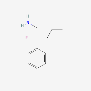 2-Fluoro-2-phenylpentan-1-amine