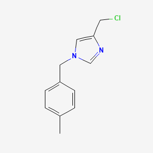4-(chloromethyl)-1-(4-methylbenzyl)-1H-imidazole