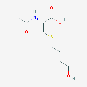 molecular formula C9H17NO4S B1474889 N-acetyl-S-(3-hydroxypropyl-1-methyl)-l-cysteine CAS No. 100496-03-5