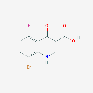 8-Bromo-5-fluoro-4-hydroxy-quinoline-3-carboxylic acid