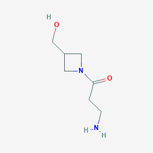 3-Amino-1-(3-(hydroxymethyl)azetidin-1-yl)propan-1-one