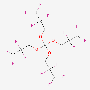 1,1,2,2-Tetrafluoro-3-[tris(2,2,3,3-tetrafluoropropoxy)methoxy]propane