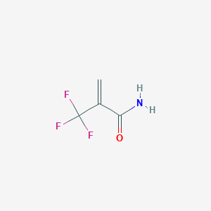 molecular formula C4H4F3NO B14749122 2-(Trifluoromethyl)prop-2-enamide CAS No. 381-96-4