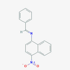 (E)-N-(4-Nitronaphthalen-1-yl)-1-phenylmethanimine