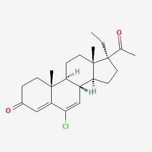 6-Chloro-17-ethylpregna-4,6-diene-3,20-dione