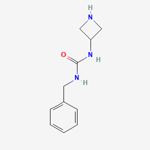 molecular formula C11H15N3O B1474916 1-Azetidin-3-yl-3-benzylurea CAS No. 1690984-20-3