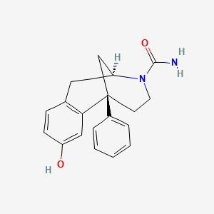 2,6-Methano-3-benzazocine-3(2H)-carboxamide, 1,4,5,6-tetrahydro-8-hydroxy-6-phenyl-