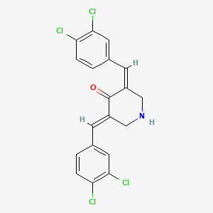 3,5-Bis(3,4-dichlorobenzylidene)-4-piperidinone