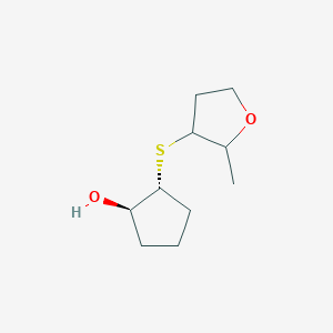 (1R,2R)-2-[(2-methyloxolan-3-yl)sulfanyl]cyclopentan-1-ol