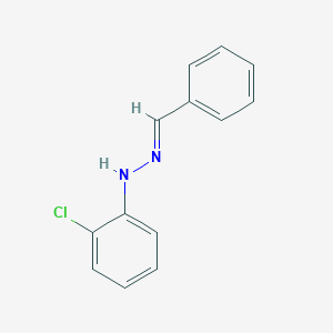 molecular formula C13H11ClN2 B14749210 (1E)-1-Benzylidene-2-(2-chlorophenyl)hydrazine CAS No. 2989-40-4