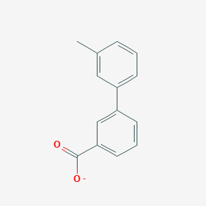 molecular formula C14H11O2- B14749253 3-(3-Methylphenyl)benzoate 