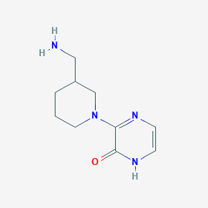 3-(3-(aminomethyl)piperidin-1-yl)pyrazin-2(1H)-one