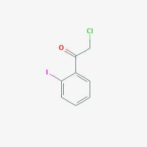 molecular formula C8H6ClIO B14749344 2-Chloro-1-(2-iodophenyl)ethanone 