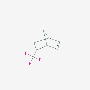 molecular formula C8H9F3 B14749349 5-(Trifluoromethyl)bicyclo[2.2.1]hept-2-ene CAS No. 445-20-5