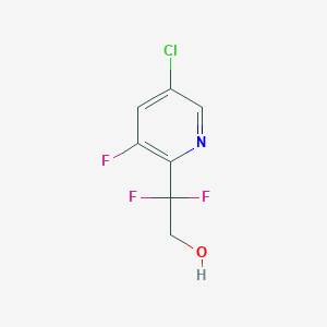 2-(5-Chloro-3-fluoropyridin-2-yl)-2,2-difluoroethanol