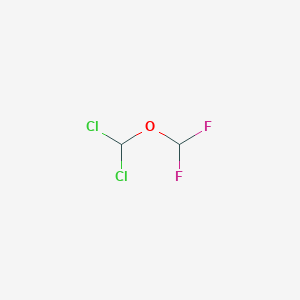 molecular formula C2H2Cl2F2O B14749371 Methane, dichloro(difluoromethoxy)- CAS No. 819-82-9