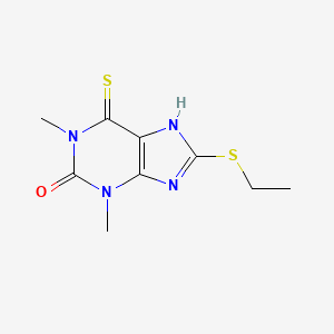 Theophylline, 8-ethylthio-6-thio-