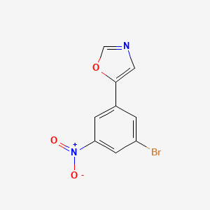 5-(3-Bromo-5-nitrophenyl)oxazole