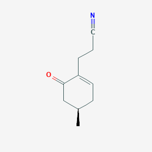 (R)-3-(4-methyl-6-oxocyclohex-1-en-1-yl)propanenitrile