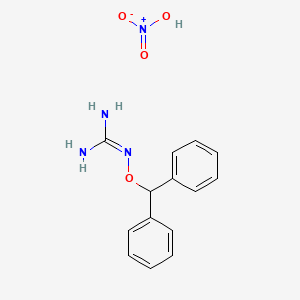 Guanidine, (diphenylmethoxy)-, nitrate