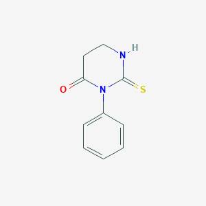 4(1H)-Pyrimidinone, tetrahydro-3-phenyl-2-thioxo-