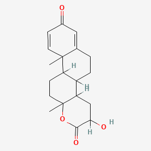 3-hydroxy-10a,12a-dimethyl-4,4a,4b,5,6,10b,11,12-octahydro-3H-naphtho[2,1-f]chromene-2,8-dione