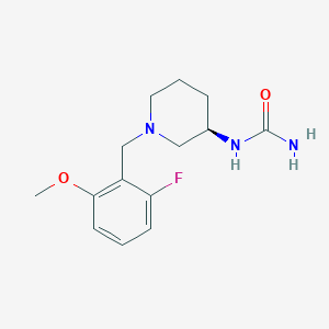 (R)-1-(1-(2-fluoro-6-methoxybenzyl)piperidin-3-yl)urea