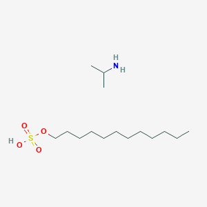 molecular formula C15H35NO4S B14749454 Dodecyl hydrogen sulfate;propan-2-amine CAS No. 3032-58-4