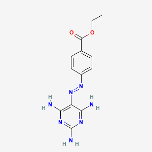 Ethyl 4-[(e)-(2,4,6-triaminopyrimidin-5-yl)diazenyl]benzoate