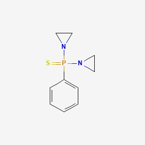 molecular formula C10H13N2PS B14749499 1,1'-(Phenylphosphorothioyl)diaziridine CAS No. 2453-29-4