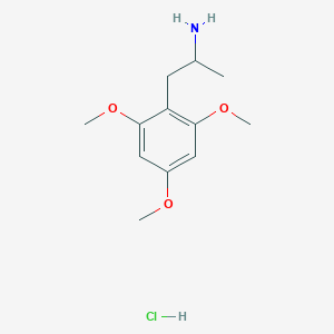 molecular formula C12H20ClNO3 B147495 1-(2,4,6-Trimethoxyphenyl)propan-2-amine hydrochloride CAS No. 23815-74-9