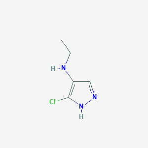 3-Chloro-N-ethyl-1H-pyrazol-4-amine