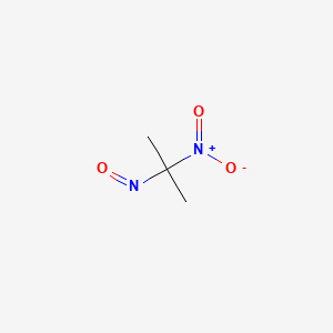 molecular formula C3H6N2O3 B14749513 2-Nitroso-2-nitropropane CAS No. 5275-46-7