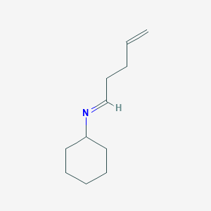 Cyclohexanamine, N-4-pentenylidene-