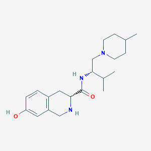 molecular formula C21H33N3O2 B14749558 4-Me-PDTic 