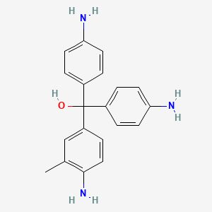 molecular formula C20H21N3O B14749571 C.I. Basic Violet 14, carbinol CAS No. 76-82-4