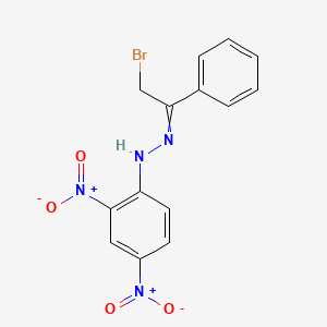 1-(2-Bromo-1-phenylethylidene)-2-(2,4-dinitrophenyl)hydrazine