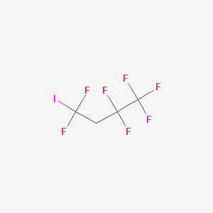 molecular formula C4H2F7I B14749585 1,1,1,2,2,4,4-Heptafluoro-4-iodobutane CAS No. 1810-11-3