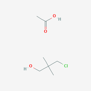 Acetic acid;3-chloro-2,2-dimethylpropan-1-ol