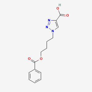 1-(4-(Benzoyloxy)butyl)-1H-1,2,3-triazole-4-carboxylic acid
