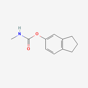 1H-Inden-5-ol, 2,3-dihydro-, methylcarbamate