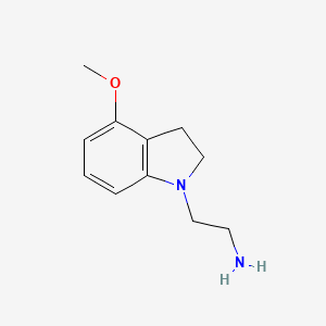 2-(4-Methoxyindolin-1-yl)ethan-1-amine