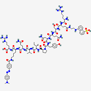 molecular formula C92H133N27O23S B14749617 HIV Protease Substrate 1 