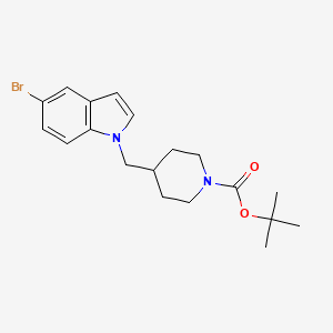 tert-butyl 4-((5-bromo-1H-indol-1-yl)methyl)piperidine-1-carboxylate