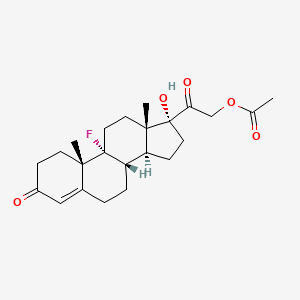 9-Fluoro-17-hydroxy-3,20-dioxopregn-4-en-21-yl acetate