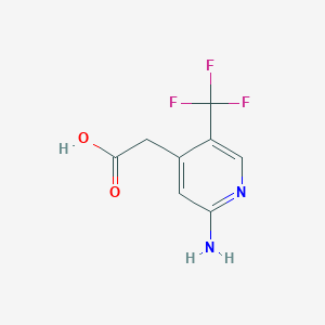 2-Amino-5-(trifluoromethyl)pyridine-4-acetic acid