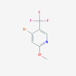 4-Bromo-2-methoxy-5-(trifluoromethyl)pyridine