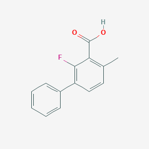 2-Fluoro-6-methyl-3-phenylbenzoic acid